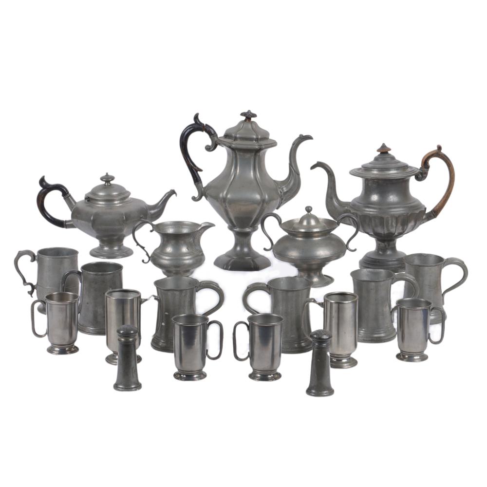 PEWTER TABLEWARE 7PC DRINKING 2d7b0b