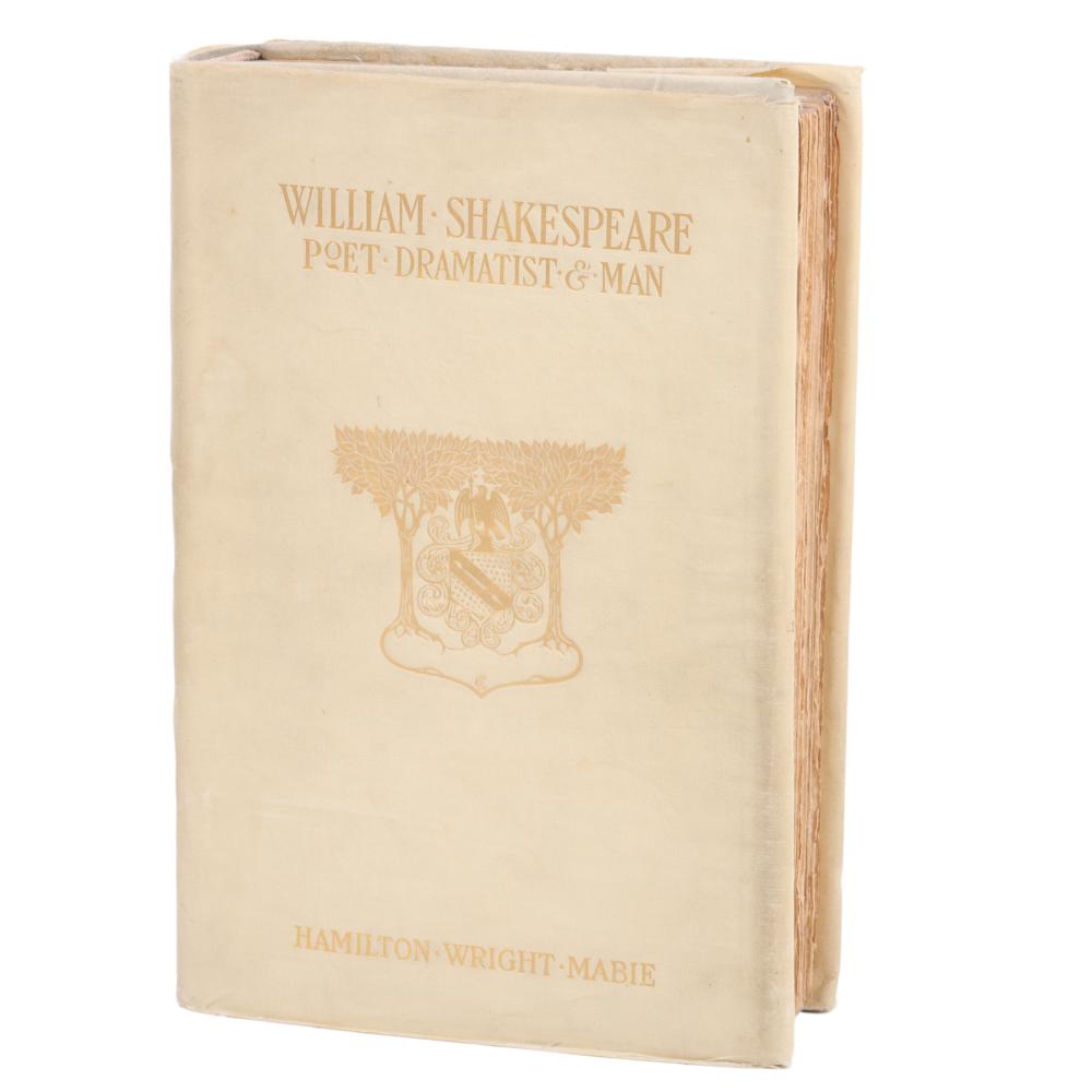 SIGNED BOOK WILLIAM SHAKESPEARE: