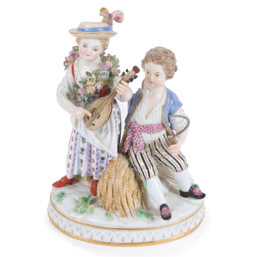 MEISSEN PORCELAIN CHILDREN FIGURE 2d7f88