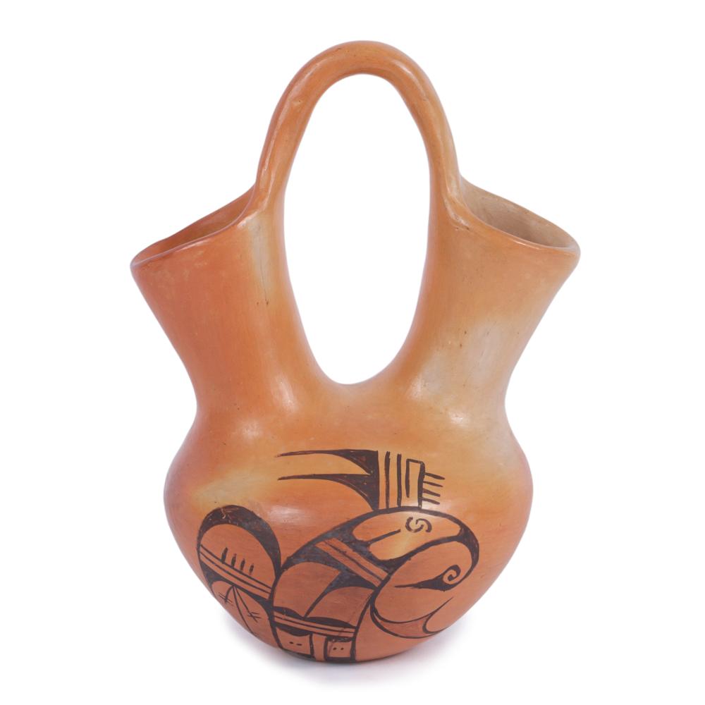 NATIVE AMERICAN WEDDING VASE WITH