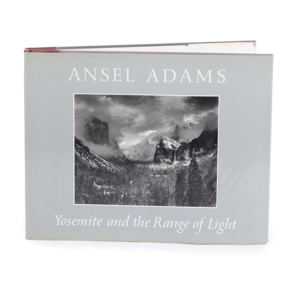 SIGNED ANSEL ADAMS YOSEMITE AND 2d804e