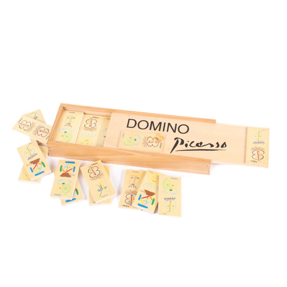 PICASSO DOMINO SET POLYCHROME WOODEN
