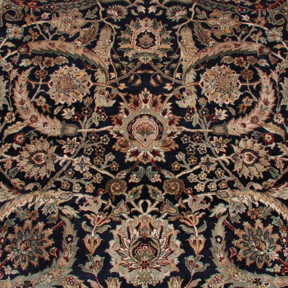 INDIA AGRA HAND-KNOTTED RUG, WOOL