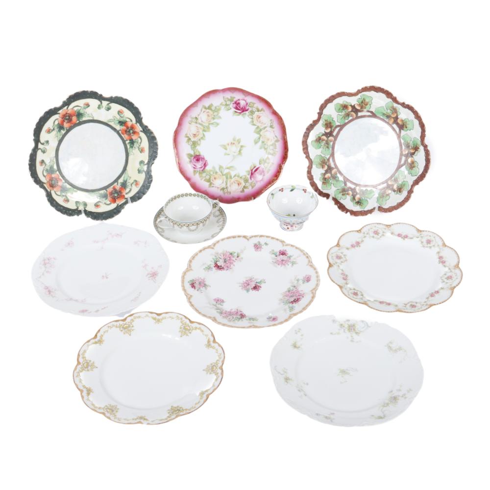 PORCELAIN PLATE & CUP 11PC COLLECTION: