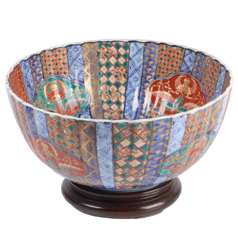 JAPANESE IMARI PORCELAIN DEEP BOWL 2d85c9