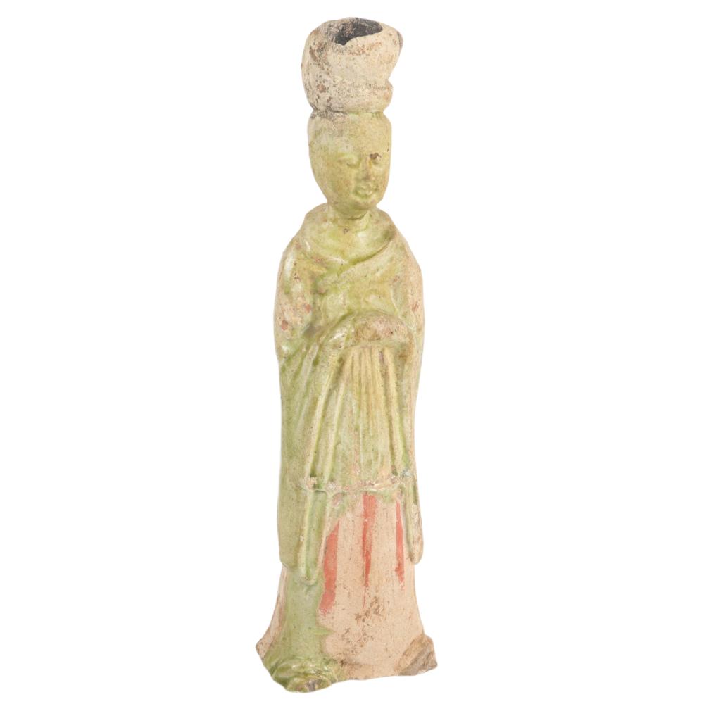 CHINESE EARTHENWARE FUNERARY ATTENDANT  2d85db