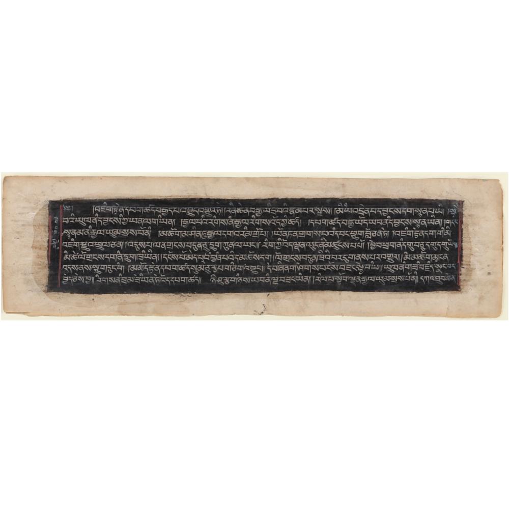 SANSKRIT WRITING FROM TEXT ON TAN 2d86c9