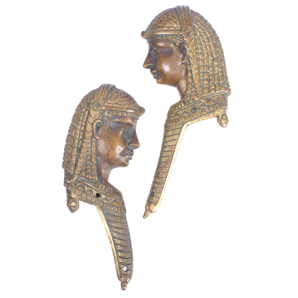 EGYPTIAN REVIVAL PAIR OF LARGE