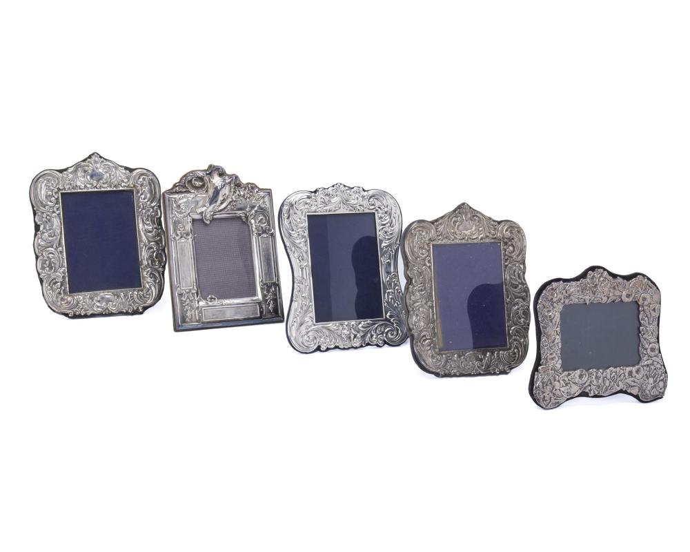 A GROUP OF STERLING SILVER FRAMESA 2db01c