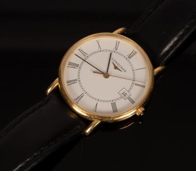 A gentlemans 18k gold cased Longines