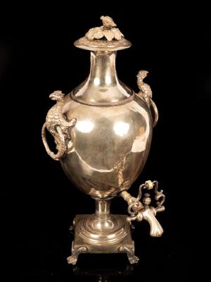 A 19th Century silver plated tea