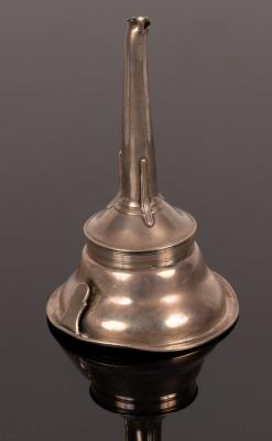 A George III silver wine funnel  2db08a