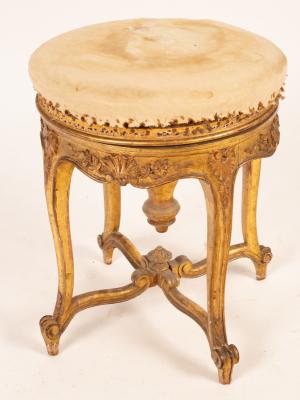 A late 19th Century French stool