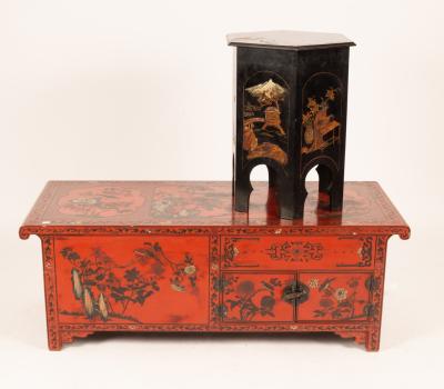 An Indonesian red lacquer chest 2db227