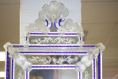 A Venetian style glass wall mirror 2db27d