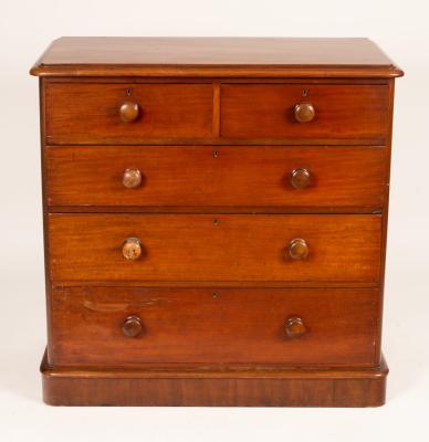 A Victorian mahogany chest of two 2db289