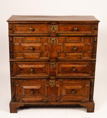 A 17th Century style chest of four