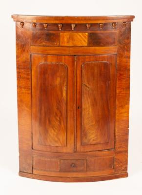 A William IV mahogany bowfronted