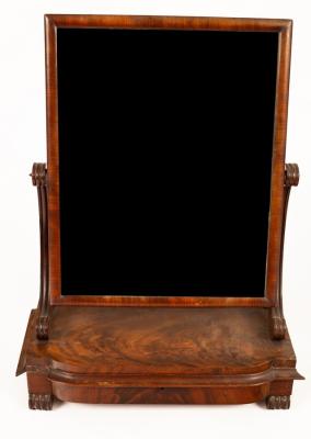A William IV mahogany framed dressing 2db2a7
