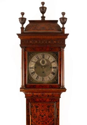 A Maple & Co. longcase clock, the