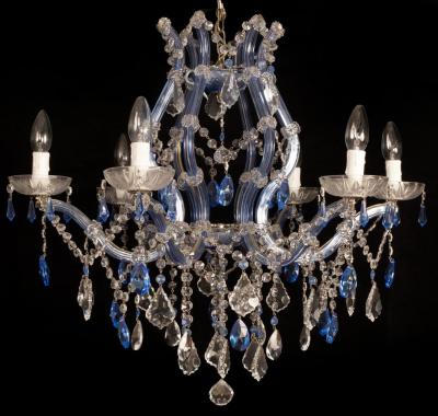 A Venetian style six branch chandelier 2db2d6