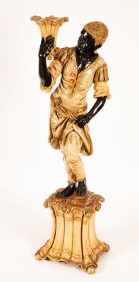 A Venetian style figure of a blackamoor