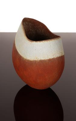 John Ward born 1938 oval stoneware 2db399