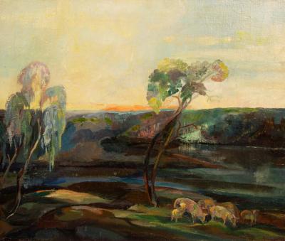Alba Malm Dahlqvist (1897-1986)/Sheep
