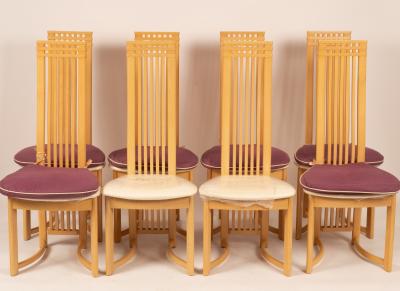 A set of eight contemporary Danish