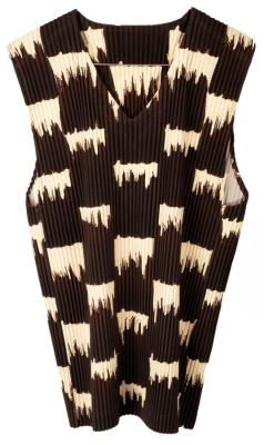 Issey Miyaki, a pleated black and
