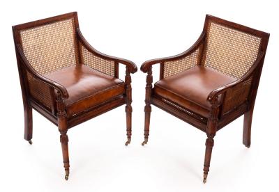 A pair of Regency style walnut 2db52a