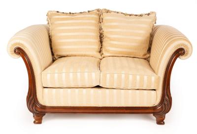 A Victoria furniture two-seat sofa,