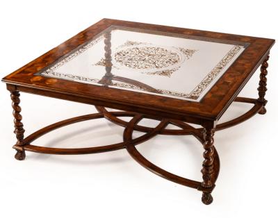 A large glass top coffee table 2db53d