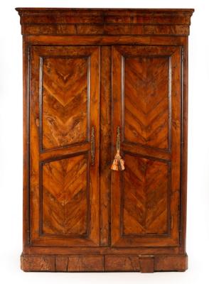 A French yew wood armoire of late 2db59c
