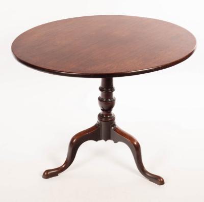 An 18th Century oak table on a