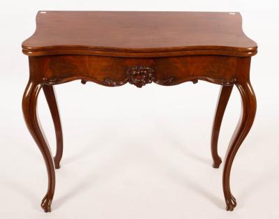 A Victorian mahogany tea table  2db5c4