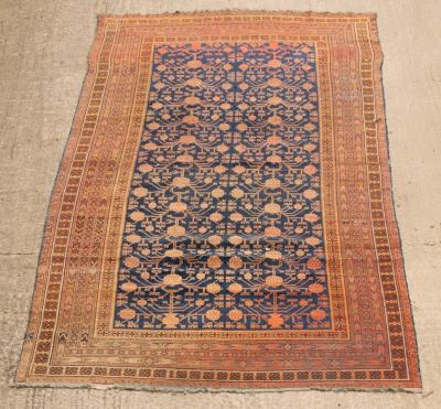 A Khotan rug, E Turkistan, late