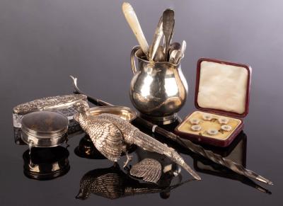 A silver table pheasant, import