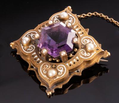A Victorian amethyst pearl and 2db77e