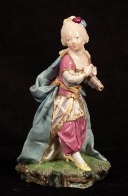 A Hoechst figure of a girl dressed