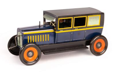 A German tinplate Hess mobile with driver