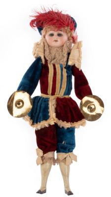 A German bisque head doll, attributed