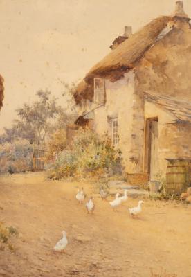 Harry E James c 1870 c 1920 Geese 2db967