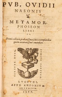 Ovid Metamorphoseon Libri XV, 12mo,