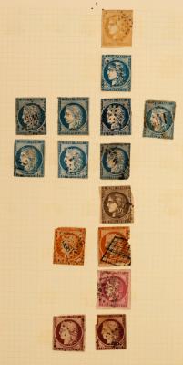 France: Album from early imperforate