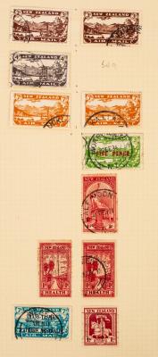 New Zealand Boxed QV KGV collection 2dbaac