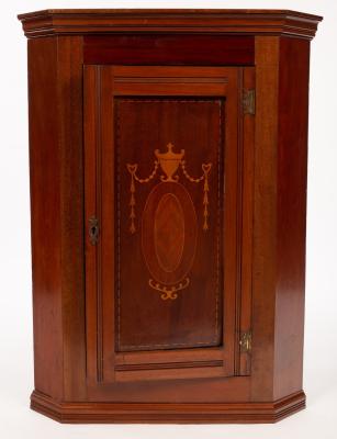 An Edwardian corner cupboard with 2dbaf5