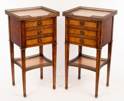 A pair of bedside tables, by Jonathan