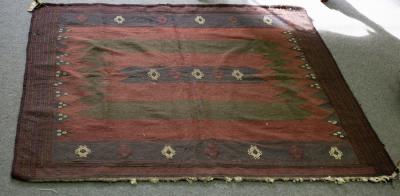 A square tribal rug 144cm and 2dbb52