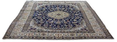 A Nain part silk carpet, Century